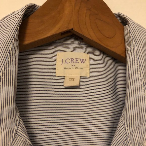 J. Crew Factory Pinstripe Popover - Picture 3 of 5